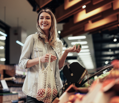 Woman in the store